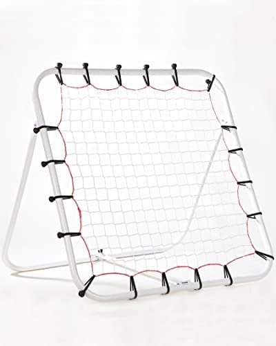 Sportikel24 Fußball Rebounder – Tragbar – Kickback Rückprallwand – 100 x 100 cm – für Trainingsübungen – Schuss- & Techniktraining