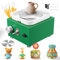 Mini Pottery Wheel 2000RPM Electric Pottery Wheel with Removable ABS Basin and 6.5cm-10cm Turntable Fingertip Clay Wheel Adjustable Speed Clay Tool Machine for Art Craft Gift (Green)