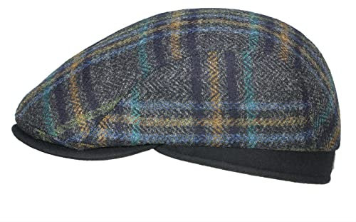 Göttmann Xavier-2 Längsteilige Flatcap - Blau-Grün (12) - 58 cm
