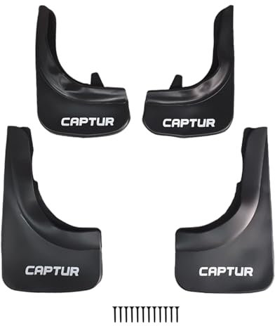 ACPA AUTO Kompatibel mit Renault Captur (J87) 2013-2024 Auto Kotflügel Vorne Hinten Satz 4 Stück Schwarz