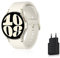 Samsung Galaxy Montre Connectée Watch6 avec Chargeur, Suivi de Santé, Suivi Sportif, 4G, 40mm, Or, Exclusivité Amazon Version FR