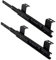PhIree Tastatur-Regalführungen Für Unter Dem Schreibtisch, 2 Stück, Kugelgelagerte Schubladenführungen, Robust, 40 Kg Tragkraft, Abnehmbar, Tischverlängerungsführungen/Black/W 35Mm/1.4In * L 290Mm/