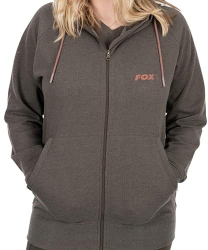 Fox WC Zipped Hoodie - Angelpullover, Größe:S