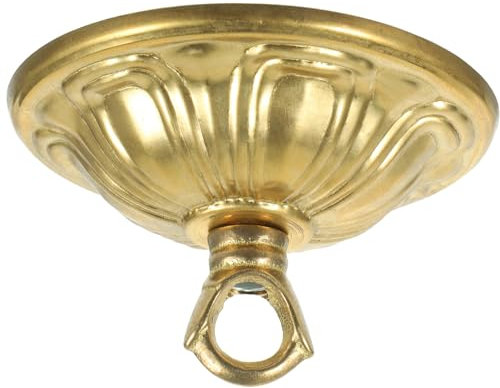 Kichvoe Chandelier Canopy Light Fixture Mounting Bracket Reine Kupfer Pendelleuchten Aufhängung Vintage Deckenplatte Für Kristalllampen Und Deckenleuchten Einfache Montage Für