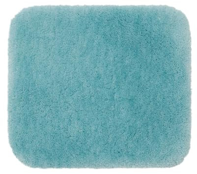 Gözze - Deluxe Badteppich mit extra hohem Flor, 100% Polyester (Mikrofaser), Mit Antirutschbeschichtung, 50 x 45 cm - Mint