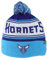 ZHATS Unisex-Erwachsene NBA Officially Licensed Pom Finish Line Beanie-Mütze, Team-Farbe, Einheitsgröße