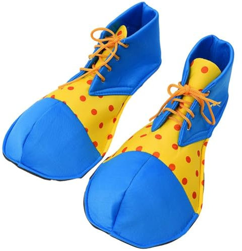 Lpitoy 1 Paar Halloween-kostüme, Performance-Clown-Schuhe, Clown-Schuhe Für Shows, Halloween-Cosplay-kostüme, Halloween-Clown-Cosplay-Schuhe, Clown-Cosplay-kostüme, Abschlussball, Stoffbekleidung