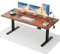 Flamaker Höhenverstellbarer Schreibtisch Ganze Tischplatte 160 x 60 cm Elektrischer Schreibtisch Höhenverstellbar für Steh-Sitz, Computertisch mit Memory-Funktion,Standing Desk,Vintagebraun