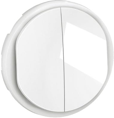 enjoliveur - pour mécanisme de commande - double - blanc - legrand céliane cb2001