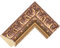 Customisable Bezel/Frame compatible with the Samsung Frame TV (55 inch) - Ornate Gold Frames (Ornate Reverse Gold 65mm)