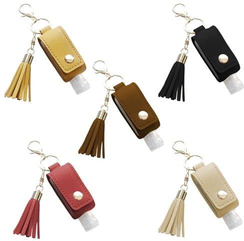 Bouteilles De Désinfectant Pour Les Mains De 5 Pièces, Conception De Presse Pratique, Faciles À Transporter, Capacité Modérée, Faciles À Remplir, Aspect Portable, Au Bureau Et Aux Voyages