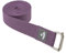 Bodhi Yogagurt | ASANA Belt aus 100% Baumwolle | Praktisches Yoga-Zubehör zur Dehnung | Yoga-Gurt mit Schiebeschnalle aus Metall | Anfänger & Fortgeschrittene | 250 x 3,8 cm (violett)
