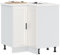 Homgoday Porto Hochglanz, weiß, Küchenmöbel, Eckschrank, Küchenmöbel, für Esszimmer, Wohnzimmer