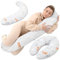 Totsy Baby Stillkissen XXL Seitenschläferkissen Schwangerschaftskissen Lagerungskissen - Baumwolle Pregnancy Pillow Erwachsene – 190 cm Teddybären