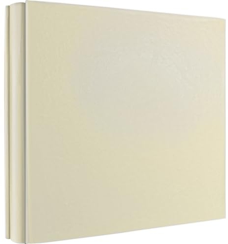Photo Album 600 6x4 Photos, Holds Portrait and Landscape Pockets Photo Book | Beige Slip-in Pockets PU Leather Cover Large Capacity Picture Album for Family Wedding Baby Anniversary