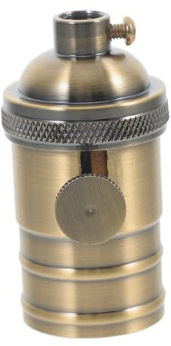 Sewroro Lampenfassung Aus Metall Für Vintage Leuchten Kompatibel Mit Glühbirnen Für Reparaturen Und Diy-projekte Robust Und Installieren