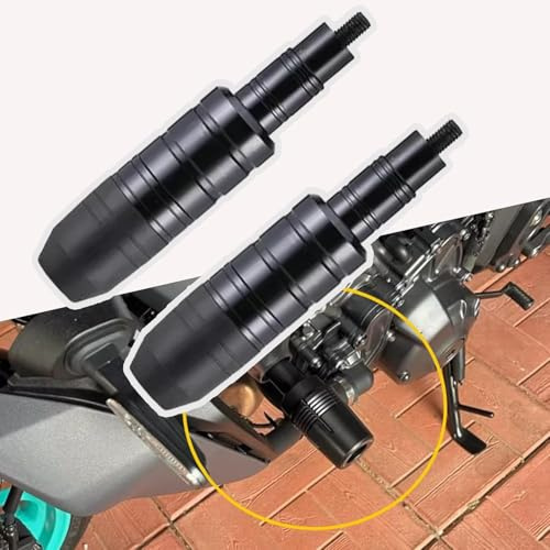 NOLLAM Motorrad Sturzschutz für Honda NT1100 NT 1100,Sturzpads Sliders Anti-Fallen Ball,Rahmen/Motor/Auspuff Crash Fallen Schutz Stick Protektoren Zubehör,Black