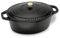 Paderno World Cuisine Chasseur Cocotte Ovale en Fonte Noir 31 cm 4,8 l