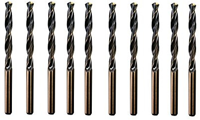 CNC QUALITÄT 10 Stück Spiralbohrer Ø 3,3 mm - Kernloch Bohrer für M4 - DIN 338