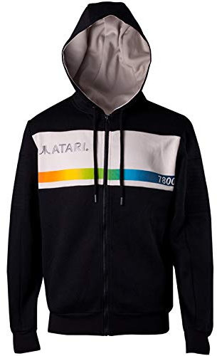 Atari Herren Sweatshirt Schwarz XL 7800 Kapuze