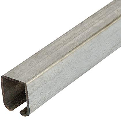 Rail suspendu (H x l) 34 x 33 mm jusqu'à 75 kg, longueur 3 m, porte de grange