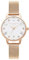 Olivia Burton Analogue Quartz Watch for Women Classics (Bejewelled) Collection with Rose Gold Colored Stainless Steel Bracelet - OB16BJ02