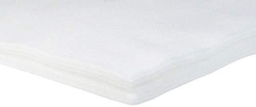 Filzbögen zum Basteln, 22,9 x 30,5 cm. Acrylblätter, Kunst und Bastelmaterial. StoffBastelbedarf, Geschenkverpackungen, Stofffilz zum Basteln, Nähen, HalloweenKostüme, 6 Stück Filzstoff, weißes