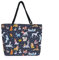 Disney Tote Travel Bag Dogs: Dalmatians Lady Tramp Copper Dodger All Over Print