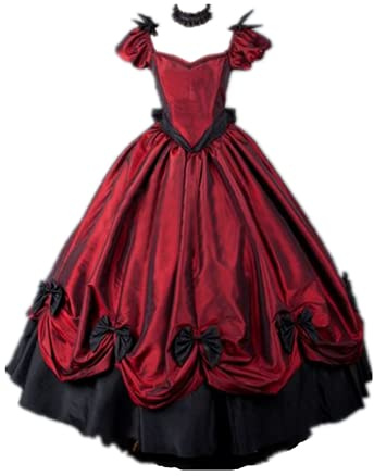 HS-LK Women's Southern Belle Costumes Rococo Ball Gown Gothic Victorian Costume Dress