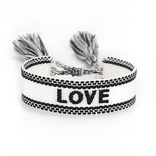 Generisch gewebtes Armband, Freundschaftsarmband, Webarmband, besticktes Armband