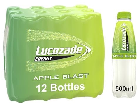 Lucozade Energy Apple 12 x 500ml bottles