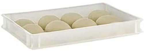 APS Recipiente para pasta de pizza apilable, capacidad de 14 litros, tamaño interior de 56,5 x 36,5 cm, para mantener frescos y fermentados profesionales