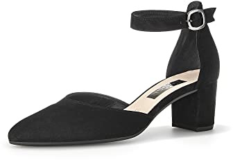 Gabor Damen Riemchen Pumps, Frauen Absatzschuhe,Heels,hochhackige Schuhe,stoeckelschuhe,Ausgehschuhe,Abendschuhe,schwarz,37.5 EU / 4.5 UK