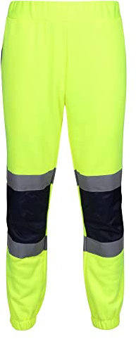 Regatta Mens Hi-Vis Bottoms (M) (Yellow/Navy)