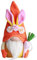 NCQiFei Ostern Deko Wichtel Handgemachte, Plüsch Osterhasen Zwerg, Frühlingdeko Handgemachte Osterpuppe Geschenke Osternschmuck, Hase Deko Tischdekoration, Decorations Innen Draußen (1-d)