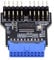 chenyang USB 3.0 Frontpanel Header 19/20 polig 1 auf 2 HUB 9/10 polig Mainboard Header Erweiterungsadapter