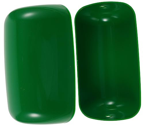 Levemolo 2pcs Green Lampshade Bunker Lamp Hardware Bankers Replacement Shade Green Glass Cover Bathroom Light Shade Retro Glass Shade Bankers Dry, 510FDP327C5SZ3NYO28QEP