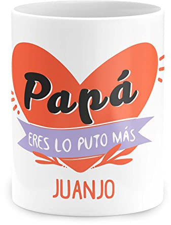 PROMO SHOP - Taza Dia Del Padre, Taza Personalizada, 350 ml, Regalo Dia Del Padre, Diseño Único 360º, Regalos Originales, Regalos Dia Del Padre