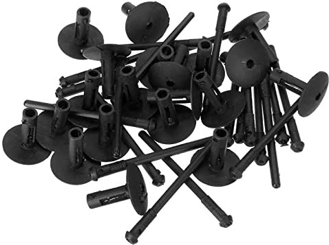 TUCANSBP 20 Sets Auto Stoßstange Kotflügel Kunststoff Nietverschluss Hohe Qualität Schwarz FIT for BMW X1 E84 X3 F25 X5 E70 X6 E71 Nieten Clips Zubehör