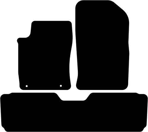 Kovvar Tappetini Auto adatti per Citroën Xsara Picasso 2004-2010 - Versione: Sistema di fissaggio: Clip (20mm) - Serie: Basic