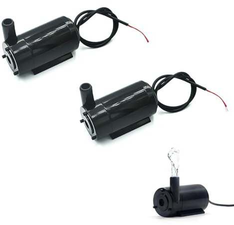 Mini Bomba de Agua, Bomba de Motor Bombas de Agua, Bomba de Agua Sumergible, Mini Bomba de Agua Sumergible, Micro Bomba Sumergible de Agua, Micro Sin Cepillo de la Bomba de Agua, 2PCS