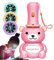 Small Flashlights for Kids | Bear Shape Flashlights Light Projector Toy with 24 Patterns Flashlight Educational Learning Bedtime Night Light for Kids