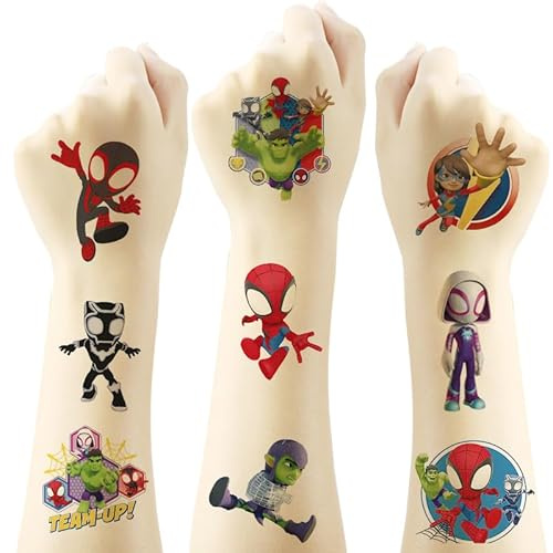 40pcs Temporary Tattoos Gift For Fan Birthday Party Decorations Hand Face Tattoo Stickers Party Favor Supplies（2 x 2 inch)