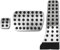 YJTYC Bremse Pedalkappen für Benz AMG C E S GLC GLK SLK CLS SL W203 W213 W205 W204 W211 W212 W210 X204, Auto Gas Pedale Kraftstoff Bremspedal Pads Abdeckung Edelstahl Fußpedal Fußstütze Pedal