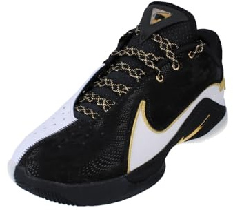 Nike Herren Lebron XXII Crown Jewel Basketballschuhe, Weiß, Schwarz, Metallic, Gold, 100, 12