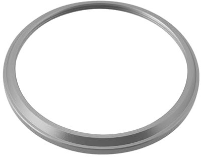 YINETTECH 1pc Camera Lens Decoration Ring Aluminum Alloy Camera Lens Cap Adapter Ring Compatible with Fuji X100V X100VI X100F X100T X100S (Silver)