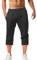 Uwdiohq Day Prime Sommer Freizeit Leinen Shorts Herren Beach Short Mit Taschen Cargo Leicht Hose Leinenhose Kurze Elastische Taille Laufshorts Männer Jogginghose Fitnesshose Sport Sportshorts