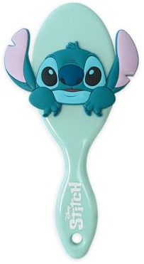 Disney STITCH – Brosse À Cheveux Démêlante Lilo & Stitch – Picots Souples Et Flexibles – Coiffage En Douceur Pour Enfants – Format Pratique Et Robuste – Accessoire Coiffure, Produit Officiel Disney