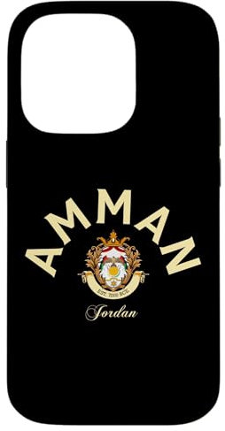 Amman Jordan Capital Jordanian Gift, Flag Of Jordan Case for iPhone 14 Pro