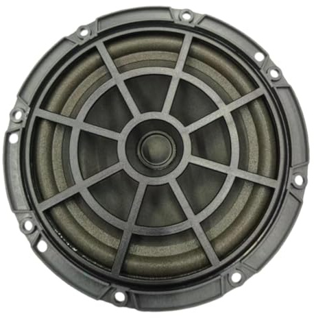 Haut-parleur de porte avant de remplacement for Citroën C2, C3 et C5 et Peugeot 206, 307, 308, 407, 408 et 3008 (référence 9807145580), en ABS noir.